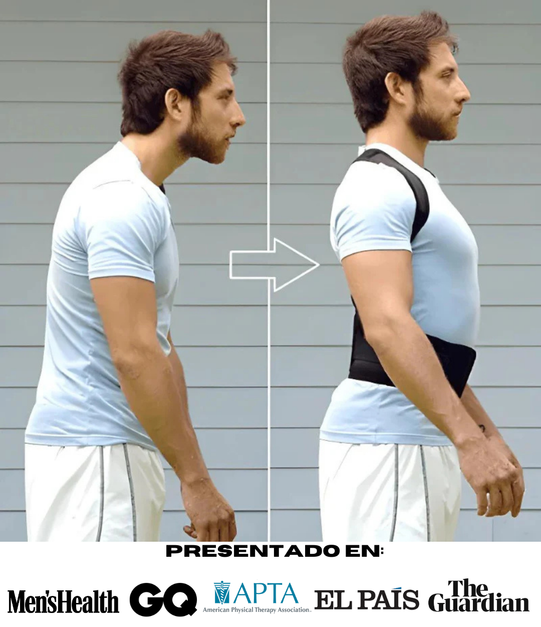 Alinea®X: Corrector de Postura Ultra Confort + Camiseta Ultraburn Quemagrasa (Gratis)