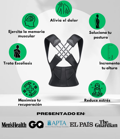 Alinea®X: Corrector de Postura Ultra Confort + Camiseta Ultraburn Quemagrasa (Gratis)