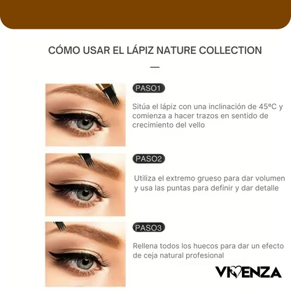Lápiz de Cejas Edición Limitada Nature® / OFERTA 2x1 + Depiladora Facial (GRATIS)