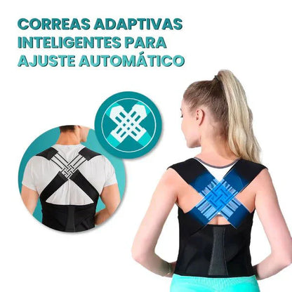 Alinea®X: Corrector de Postura Ultra Confort + Rodillo Masajeador Cuello